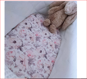 Draps de lit pour berceau 100% pur coton biologique Drap de berceau pour bébé 100% coton biologique Drap-housse pour berceau pour bébé - Product Image 1