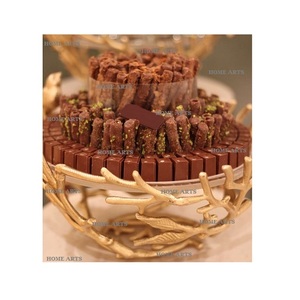 Latest Design Aluminium Decorative Bowl For Home Hotel Restaurant Usage <b>Chocolates</b> Snacks Serving Bowl In Bulk - Product Image 1