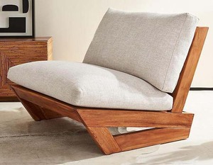 Silla de Comedor de Madera de Teca Maciza, Moderna, Plegable, Muebles para Oficina en Casa - Product Image 1