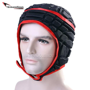Casco de rugby de carcasa blanda con logotipo OEM, casco de EVA personalizado de medio Fútbol para adultos con patrón de cara para deportes de patinaje, venta al por mayor - Product Image 2