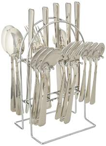 Restaurante Cocina Hecho a mano Decorativo Acabado brillante Juego de cuchara para hoteles y restaurantes Catering Uso Cena Cubiertos - Product Image 5