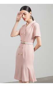 Robe à manches mi-longues pour femme, en tissu durable, nouvelle tendance, tenue moderne fabriquée au Vietnam, - Product Image 2