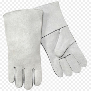 Gants en cuir de vachette rouge de qualité supérieure Gants en cuir de vachette de qualité supérieure Meilleure qualité en cuir de vachette de qualité supérieure pour le soudage Mig - Product Image 6
