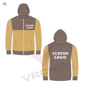 เสื้อฮู้ดโพลีเอสเตอร์ถักแบบยั่งยืนโลโก้แบบปักลายกันรอยยับป้องกันการเกิดริ้วรอยออกแบบได้ตามต้องการ - Product Image 5