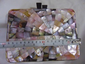 <b>Envelope</b> Box Mother of Pearl Black <b>White</b> Personalized Evening Indian Clutch Bag Women Wedding Handbags Delhi - Product Image 6