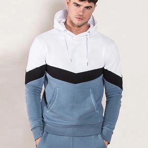 Conjunto de chándal de 2 piezas de invierno para hombre, Sudadera con capucha y chándal, traje deportivo Atlético informal para correr, transpirable, de secado rápido - Product Image 3
