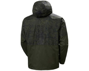 Veste coupe-vent décontractée pour homme, idéale pour les sports d'hiver en plein air, col montant, imperméable, écologique, à capuche, réversible, en toile - Product Image 3