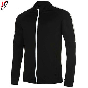 2021 hommes solide motif athlétique Jogging costume à manches longues décontracté pleine fermeture éclair hiver survêtement avec poche grande taille pour la maternité - Product Image 5