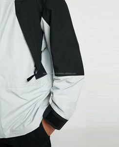 Nouvelles vestes coupe-vent respirantes d'hiver en maille à fermeture éclair, de style élégant, bon marché, personnalisées, petit MOQ, mode, imperméables, grandes tailles - Product Image 5