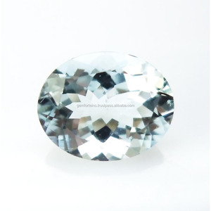 Aguamarina semipreciosa de calidad 3A, calibrada, facetada, ovalada, natural, azul, piedras preciosas sueltas, venta al por mayor. - Product Image 4