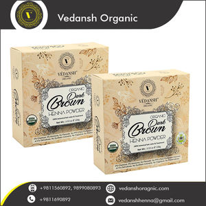 Longue durée Semi-Permanent Sourcils Henné Poudre Marque Privée Brun Foncé Couleur des Cheveux pour la Teinture des Sourcils - Product Image 3