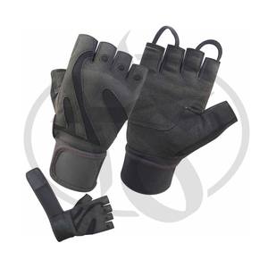 Guantes de gimnasio de levantamiento de pesas con diseño y logotipo personalizado, guantes de entrenamiento físico para hombres - Product Image 6