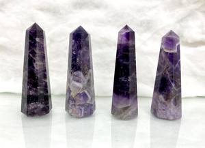 Vente en gros d'obélisques en quartz naturel poli Points de tour AGATE Guérison Baguette Gemmes pour la décoration intérieure Feng Shui Sculpture sur pierres précieuses - Product Image 3