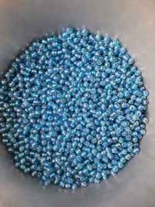 Venta al por mayor exquisitas cuentas de vidrio soplado a mano último diseño en forma redonda de cristal amarillo DIY cuentas de Murano hechas a mano - Product Image 4