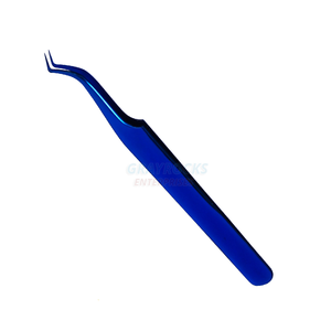 Pincettes d'extension de cils réutilisables de la meilleure qualité Instruments de beauté en acier inoxydable Pincettes à cils - Product Image 4