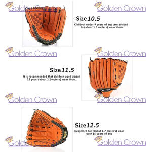 ถุงมือเบสบอลหนาถุงมือเบสบอลกีฬากลางแจ้งซอฟต์บอลปฏิบัติถุงมือเบสบอล - Product Image 5