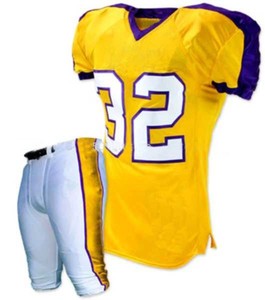 Tenue de football américain respirante, style en spandex/polyester, antibactérienne, anti-UV, unisexe, adultes - Product Image 2