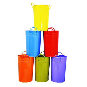 Customized Metal Planters Pots Latest Design Nursery Floor Pack Best Multiple Colors Available Home Garden New Plant Pot Kit - Product Image 3