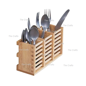 Soporte para cubiertos de madera de diseño maravilloso, tamaño y formas personalizados, soporte para cubiertos para cocina, uso doméstico - Product Image 5