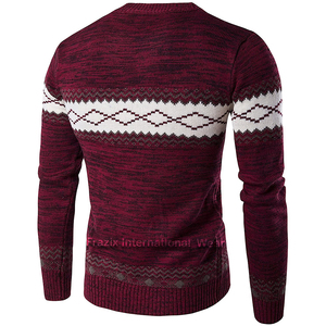 Sweat-shirt à col rond en coton pour homme, logo personnalisable imprimé, tricoté pour l'hiver, haute qualité, respirant, séchage rapide - Product Image 3