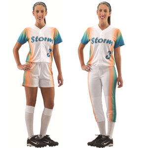 Camisetas de béisbol personalizadas OEM transpirables para mujer, venta al por mayor de camisetas de béisbol sublimadas baratas, uniforme de softbol. - Product Image 1