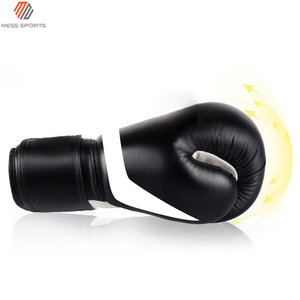 Red PU Leather Boxing <b>Gloves</b> Training Lace-<b>up</b> Breathable Adult 14 Years & <b>Up</b> - Product Image 5
