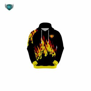 Sudadera con capucha con logotipo personalizado unisex, sudadera de invierno de poliéster 100%, ajuste de gran tamaño, longitud corta, patrón sólido, suministro al por mayor - Product Image 2