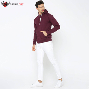 Sweats à capuche pour hommes, coupe classique, logo personnalisé, 100% coton, molleton lourd, couleur unie, couleur personnalisée numérique, teinture unie - Product Image 5