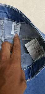 Salopette en jean décontractée pour femme, de marque haut de gamme, en coton extensible, respirante, écologique, taille élastique, surplus de production - Product Image 3