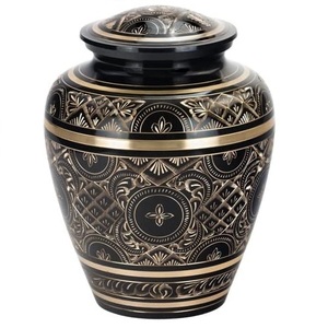 Urnas de cremación de latón antiguo, nuevos productos de la India - Product Image 1