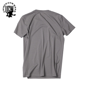 UNIQUE GYM WEAR <b>Men's</b> Blank Cotton T-Shirts-OEM Logo Options Custom Print Breathable Anti-Shrink Short Sleeve Casual 220g - Product Image 2