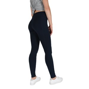 Leggings décontractés tricotés à taille haute et longueur cheville, anti-bactériens, avec coutures renforcées, en Spandex/Nylon/Coton, service OEM, Bangladesh - Product Image 1
