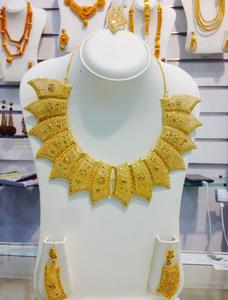 Personalizado 18K oro estilo Vintage collares pulseras moda mujer joyería encantos exportados a granel India bodas perla - Product Image 6