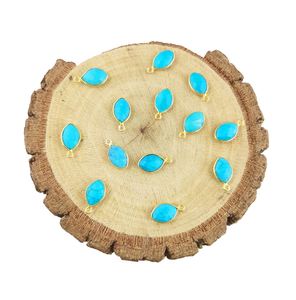 Monture en forme de caleçon, pierre précieuse de Turquoise, argent Sterling, pendentif en pierre de naissance - Product Image 6