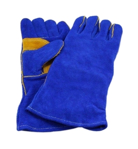 Gants de sécurité en cuir fendu de vache robuste de haute qualité XL Anti-chaleur Protection Premium travail de soudage EN388 Nitrile certifié - Product Image 3