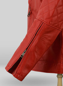 Chaqueta de cuero de vaca con cremallera para mujer, nuevo diseño, para invierno, 2021, disponible en todo tipo de cuero - Product Image 4