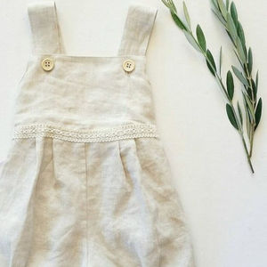 Mameluco de verano personalizable con estilo y vestido de encaje 100% algodón hermosa nueva llegada en cualquier tamaño y color - Product Image 1