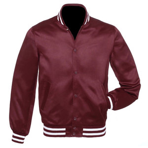 OEM Custom High Quality Chenille Embroidery Leather Sleeves Baseball Bomber Letterman Varsity <b>Jacket</b> - Product Image 5