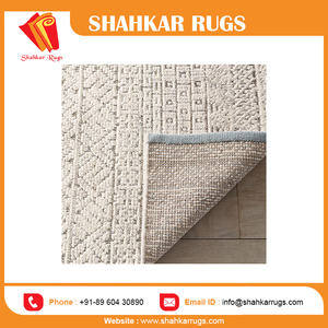 พรมขนสัตว์ธรรมชาติลดราคาพิเศษ ทอมือ ตกแต่งบ้าน ขนฟู นุ่ม สไตล์โมเดิร์น คุณภาพดี ราคาถูก - Product Image 3