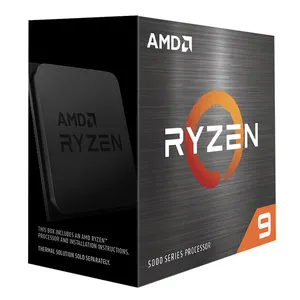 AMD 새로운 도착 Ryzen 9 5900X CPU 잠금 해제 데스크탑 프로세서 12 코어 24 스레드 지원 소켓 AM4 X570 B550 마더 보드