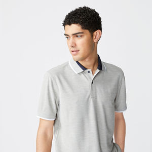 เสื้อโปโลผ้าฝ้ายผสมสำหรับผู้ชายเสื้อโปโลผ้าคอตตอนผสมโลโก้แบบออกแบบได้ตามที่ต้องการ - Product Image 2
