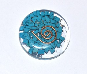 Con buena calidad de Orgone Energy Turquise Disc : Orgone Energy Turquise Disc para la venta - Product Image 1