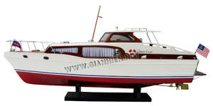 Modèles de bateaux en bois CHRIS CRAFT CABIN CRUISER 1956 - Décoration en bois - Product Image 2
