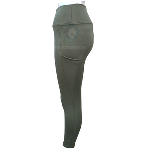 กางเกงขี่ม้าสำหรับผู้หญิง แบบเต็มตัว ซิลิโคนพิมพ์ลาย มีกระเป๋าใส่โทรศัพท์มือถือ กางเกงขี่ม้าสำหรับวิ่งม้า TM STARTECH Jodhpur - Product Image 2