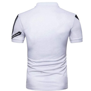 Polo décontracté à manches courtes pour hommes, impression par sublimation, joli design, t-shirts de tennis en blocs de couleurs - Product Image 3