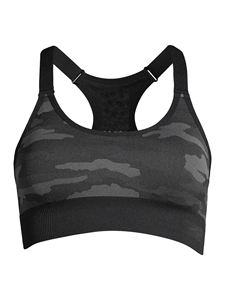 Soutien-gorge de sport respirant sans coutures, très populaire, pour le fitness, couleur unie, grandes tailles - Product Image 6