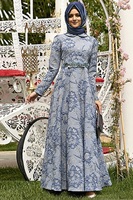 Abaya pour femmes en coton noir uni à manches longues, brodée, personnalisable, vêtements islamiques modestes, 26 couleurs multiples