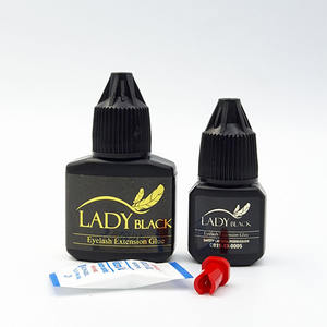 Extensión de pestañas Lady Black Glue 10ml Secado rápido Bajo humo Sensible Impermeable Pegamento para pestañas de Corea del Sur Sky Glue - Product Image 2
