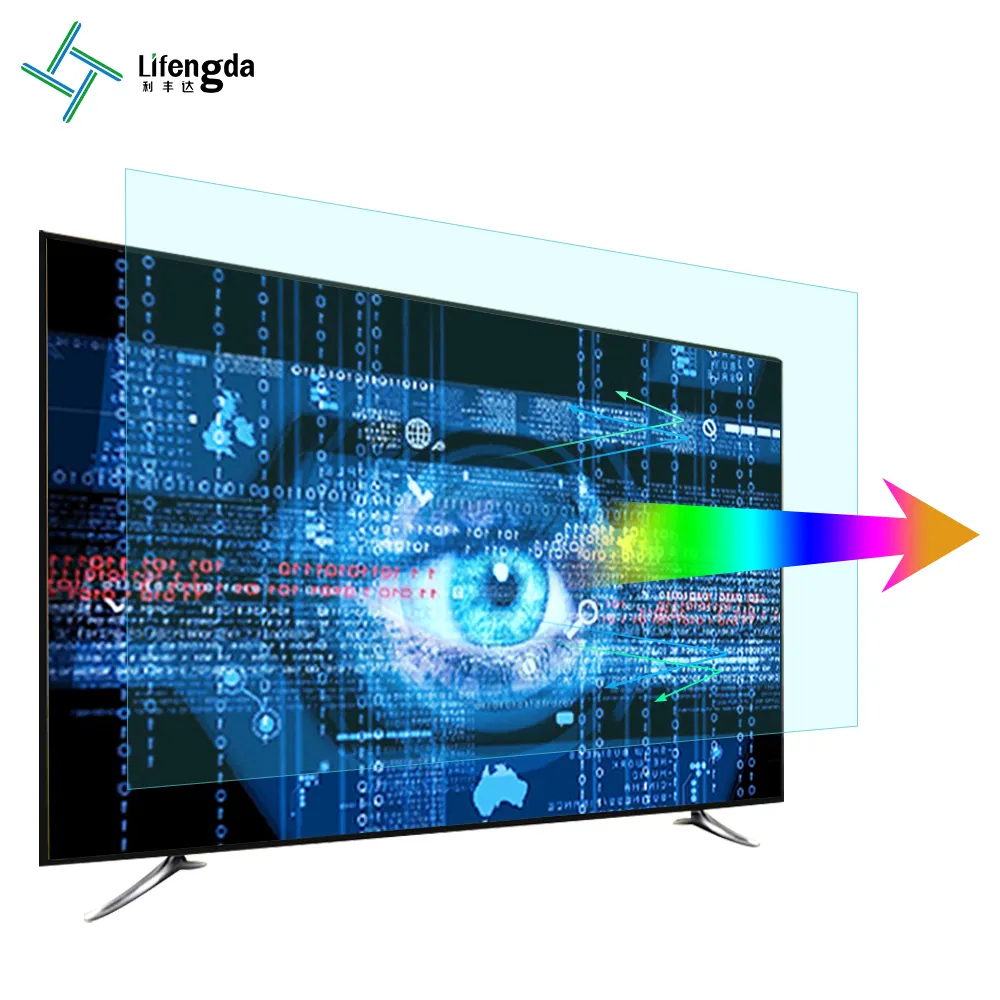 안티 블루 라이트 필름 높은 투명도 wholesalescreen 보호기 TV 65 인치 화면 보호기 65 블루 라이트 화면 보호기