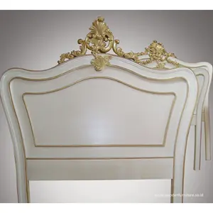 French Bed Head Rococo Headboard European Style Bedroom Furniture